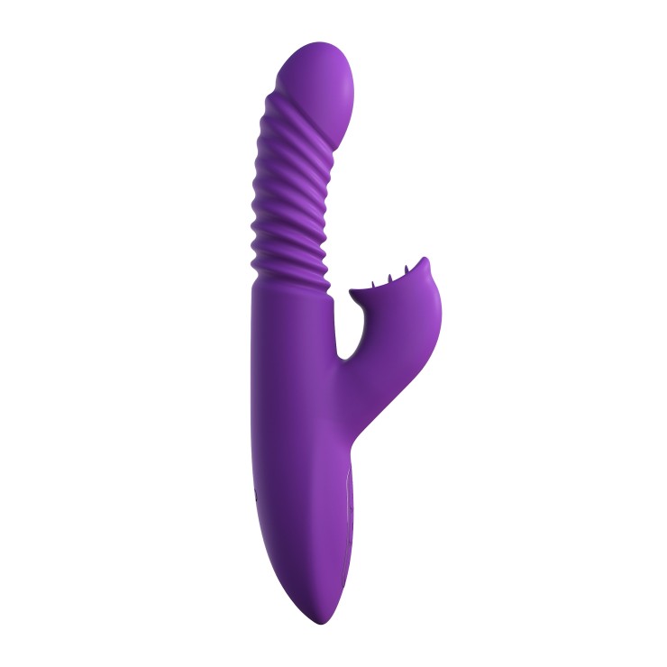 VIBRATORE RABBIT SCALDANTE CON SPINTA E ROTAZIONE 2