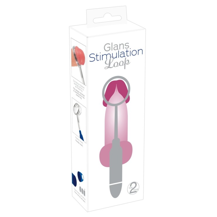 ANELLO-VIBRATORE URETRALE IN SILICONE GLANS STIMULATION LOOP