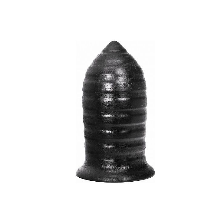 PLUG-TAPPO ANALE CON STRUTTURA A COSTE ALL BLACK