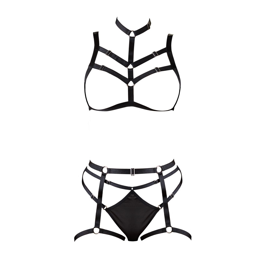 COMPLETO INTIMO SEXY PER DONNA SET TRE PEZZI...