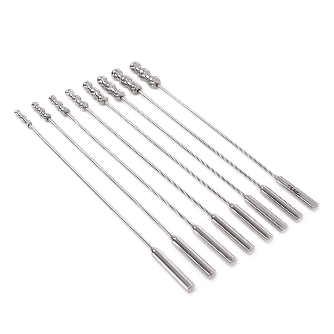 KIT SONDE URETRALI IN ACCIAO SEX TOY DILATOR BEADS