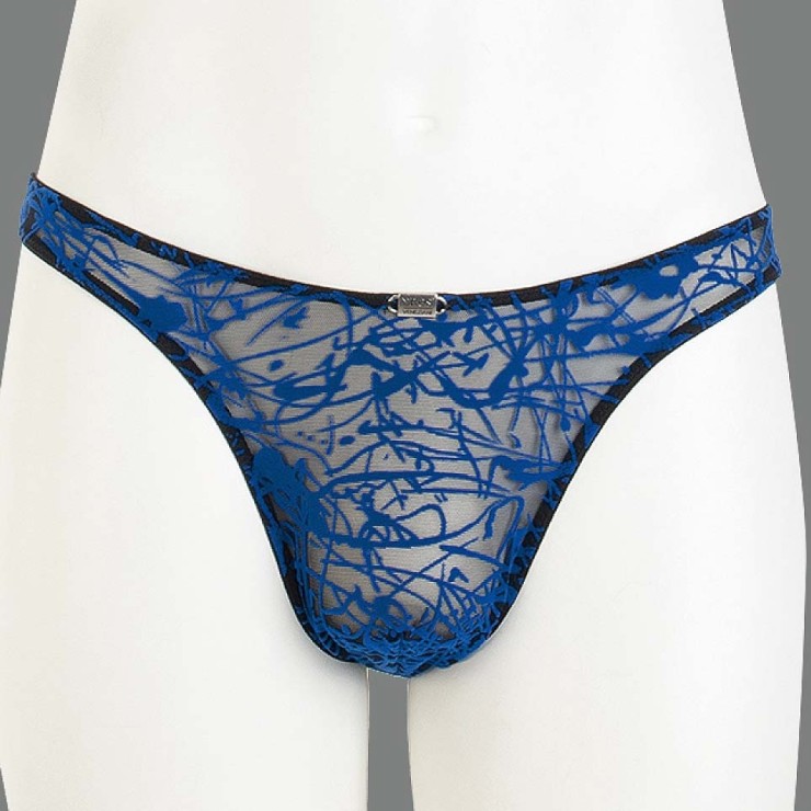 PERIZOMA SEXY UOMO TRASPARENTE CON RILIEVI EROS VENEZIANI...