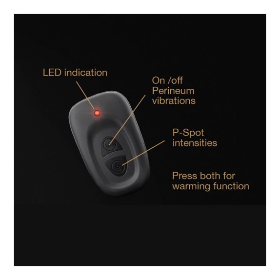 STIMOLATORE PROSTATICO SEX TOY CON SFERE P-STROKER DORCEL