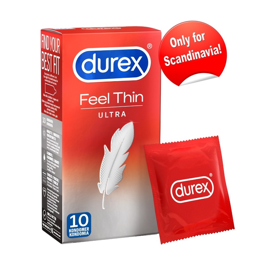 PROFILATTICI DUREX ULTRA SOTTILI CONFEZIONE 10...