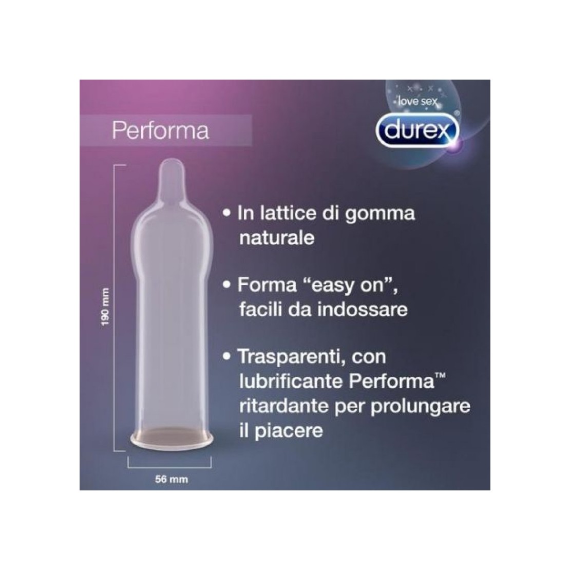 PROFILATTICI 6 PEZZI DUREX PERFORMA RITARDANTI