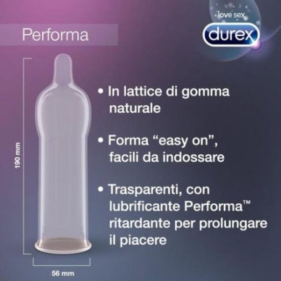 PROFILATTICI 6 PEZZI DUREX PERFORMA RITARDANTI