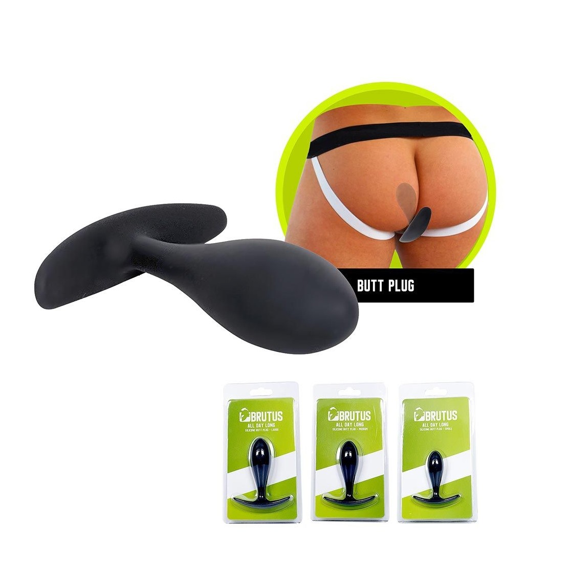 TAPPO ANALE IN SILICONE SEX TOY BRUTUS ALL DAY...