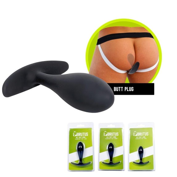 TAPPO ANALE IN SILICONE SEX TOY BRUTUS ALL DAY LONG