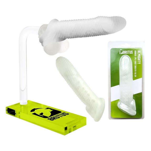 PROLUNGA PER IL PENE CON RILIEVI STIMOLANTI SEX TOY ALMIGHTY