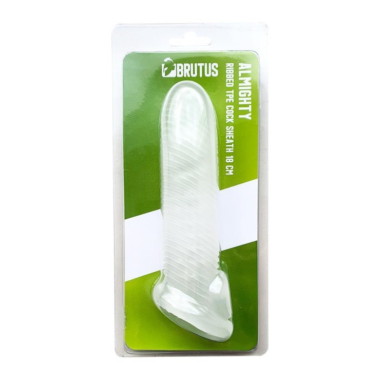 PROLUNGA PER IL PENE CON RILIEVI STIMOLANTI SEX TOY ALMIGHTY