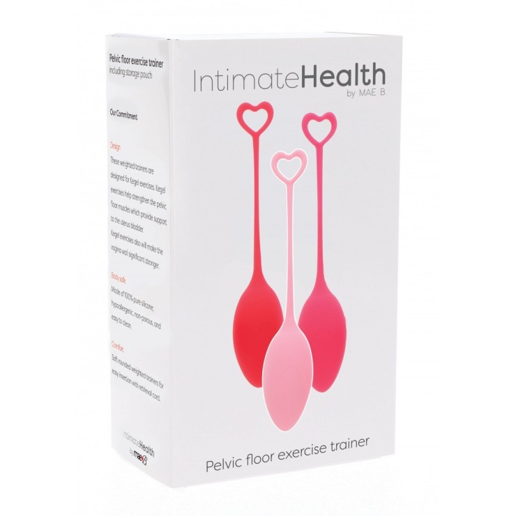 KIT TRE PALLINE VAGINALI PER ALLENAMENTO PELVICO...