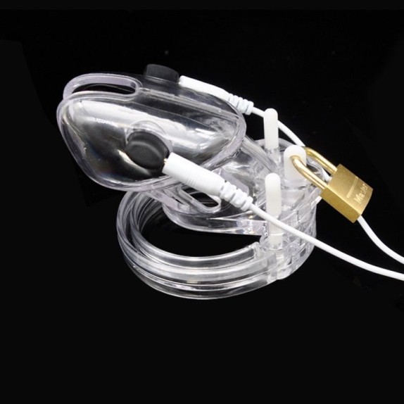 GABBIA-CINTURA PER IL PENE CON IMPULSI SEX TOY VOLTS CAGE