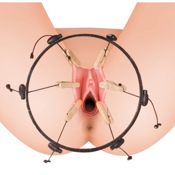 PINZE-MOLLETTE PER LABBRA VAGINALI SEX TOY PUSSY SPREADER