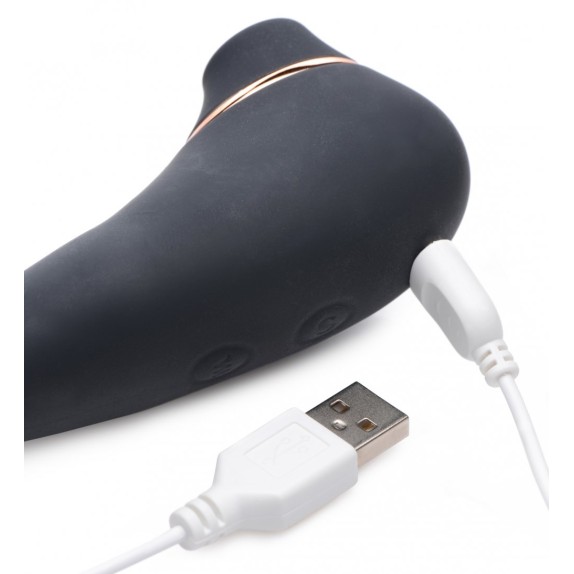 VIBRATORE DOPPIO CON SUZIONE PER DONNA SEX TOY SHEGASM 7X POSE