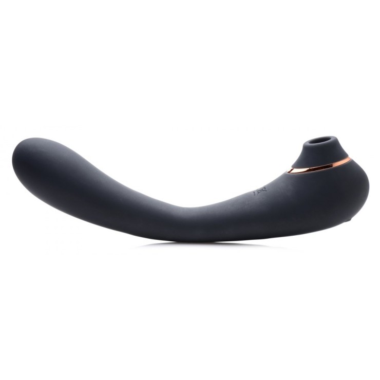 VIBRATORE DOPPIO CON SUCCHIA CLITORIDE SEX TOY SHEGASM 7X... 2