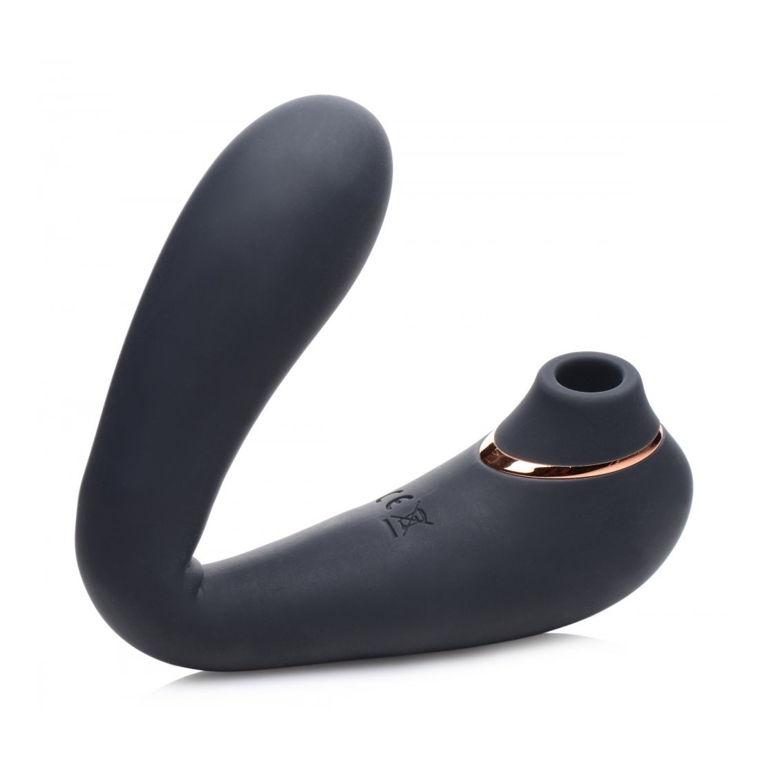VIBRATORE DOPPIO CON SUZIONE PER DONNA SEX TOY...