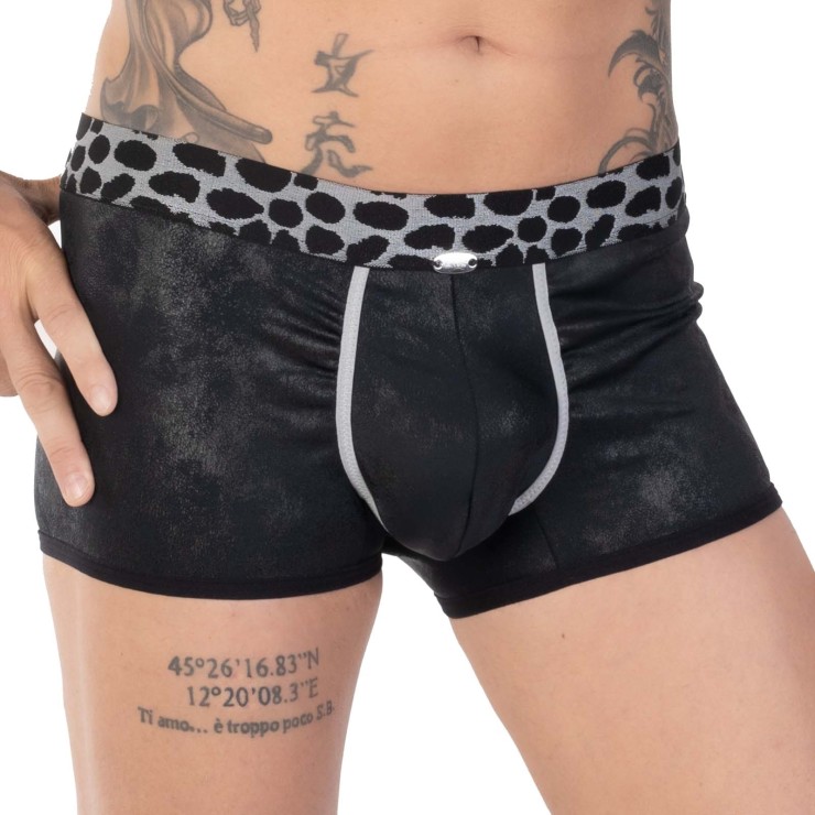 BOXER SEXY PER UOMO EFFETTO PUSH UP CON ELASTICO MACULATO