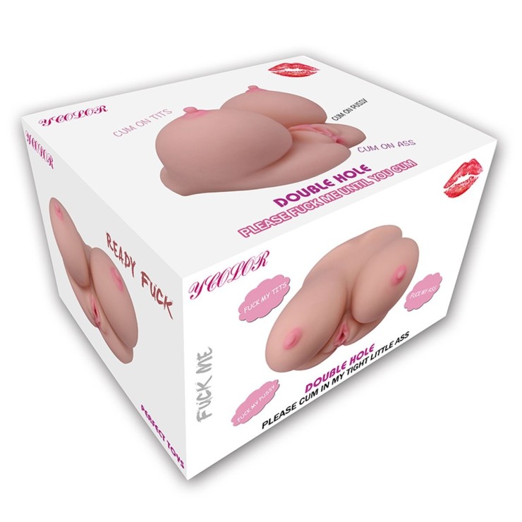 MASTURBATORE PER UOMO CON TETTE, VAGINA E ANO TITS FUCK 2