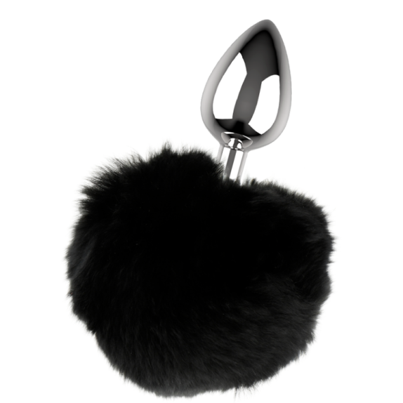 PLUG ANALE IN METALLO CON PON PON SEX TOY COQUETTE