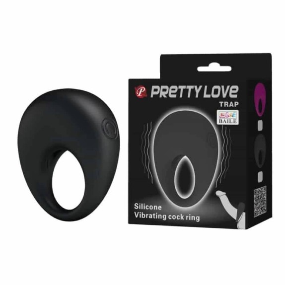 ANELLO VIBRANTE DA INDOSSARE SUL PENE PER LA STIMOLAZIONE CLITORIDEA TRAP