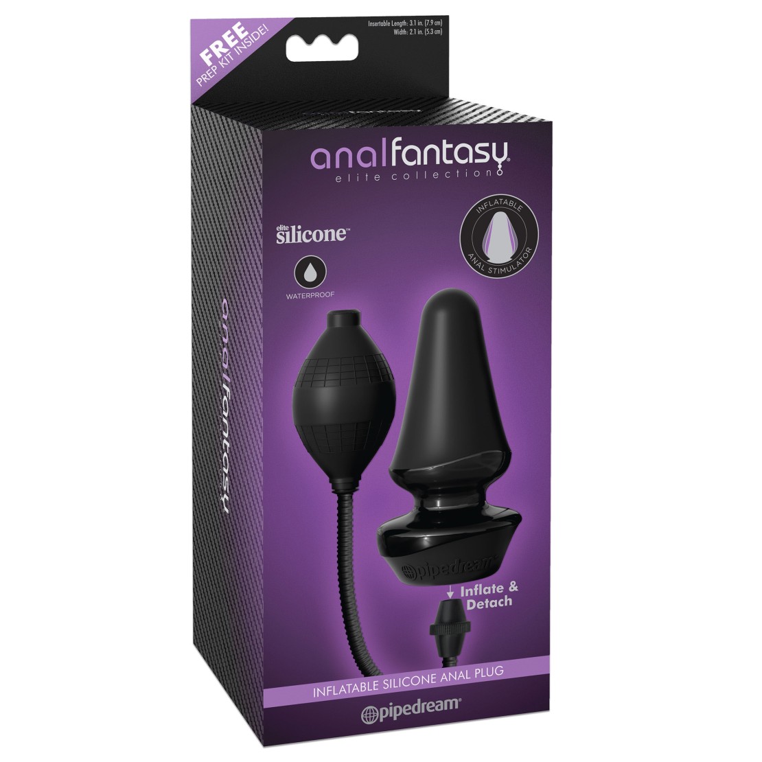 PLUG ANALE IN SILICONE SEX TOY GONFIABILE ANALFANTASY