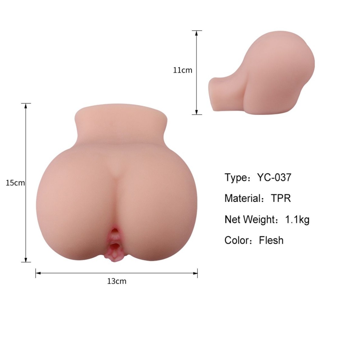 MASTURBATORE PER UOMO CON VAGINA E ANO DOUBLE...
