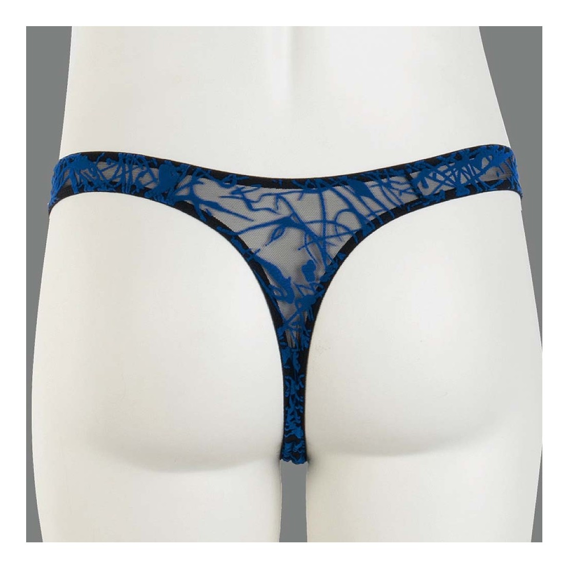 PERIZOMA SEXY UOMO SGANCIABILE CON RILIEVI BLU...