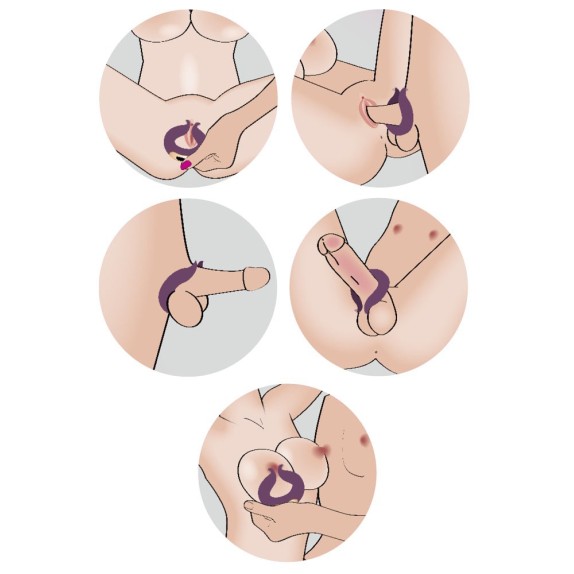 GIOCO DI COPPIA SEXY VIBRANTE SEX TOY COUPLES IN SILICONE