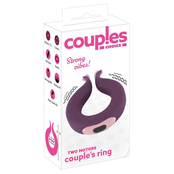 GIOCO DI COPPIA SEXY VIBRANTE SEX TOY COUPLES IN SILICONE