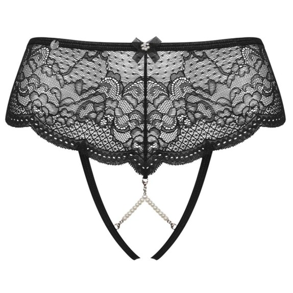 CULOTTE SEXY A VITA ALTA PER DONNA APERTA CON PERLE PEARLOVE PANTIES