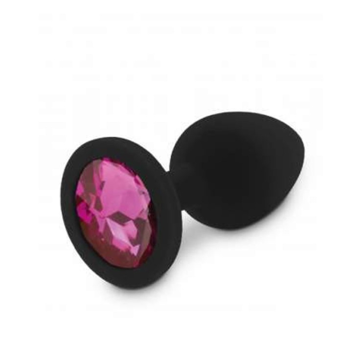 TAPPO ANALE MEDIO O PICCOLO IN SILICONE SEX TOY CON GIOIELLO 2