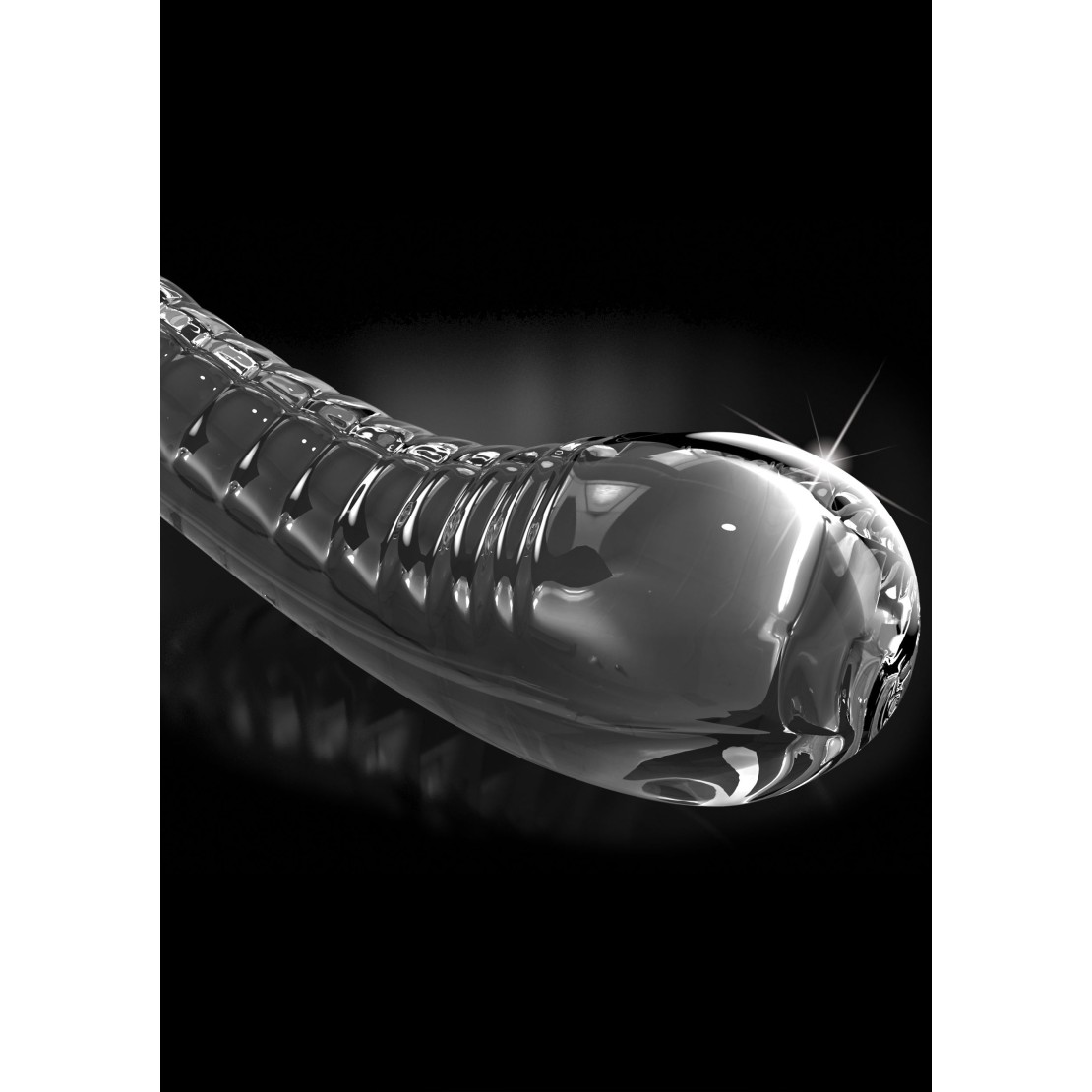 DILDO IN VETRO TRASPARENTE SEX TOY ICICLES NR. 88