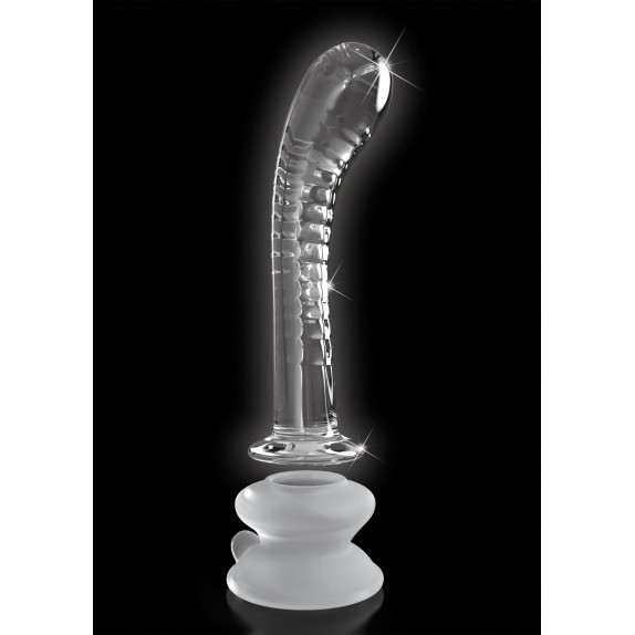 DILDO IN VETRO TRASPARENTE SEX TOY ICICLES NR. 88