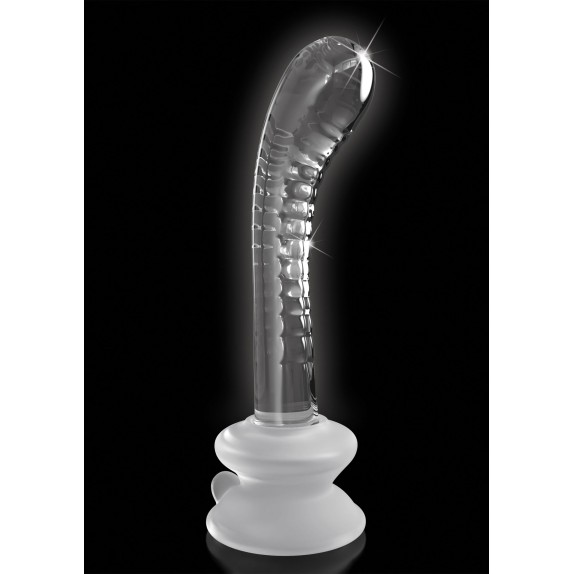 DILDO IN VETRO TRASPARENTE SEX TOY ICICLES NR. 88