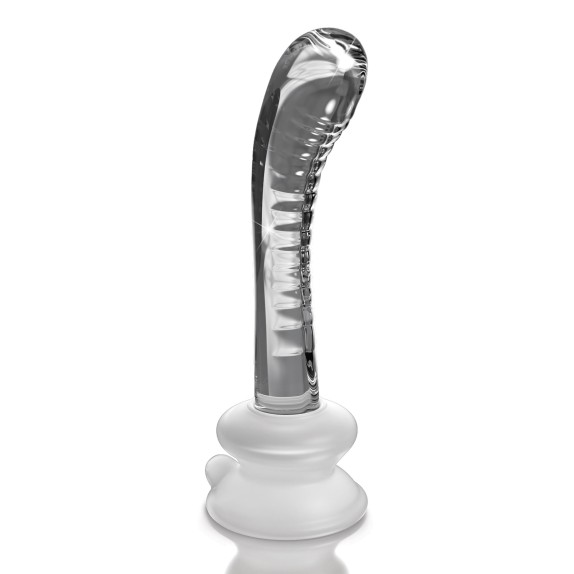 DILDO IN VETRO TRASPARENTE SEX TOY ICICLES NR. 88