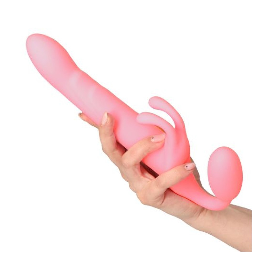 STRAP-ON DOPPIO VIBRANTE PER DONNA SEX TOY...