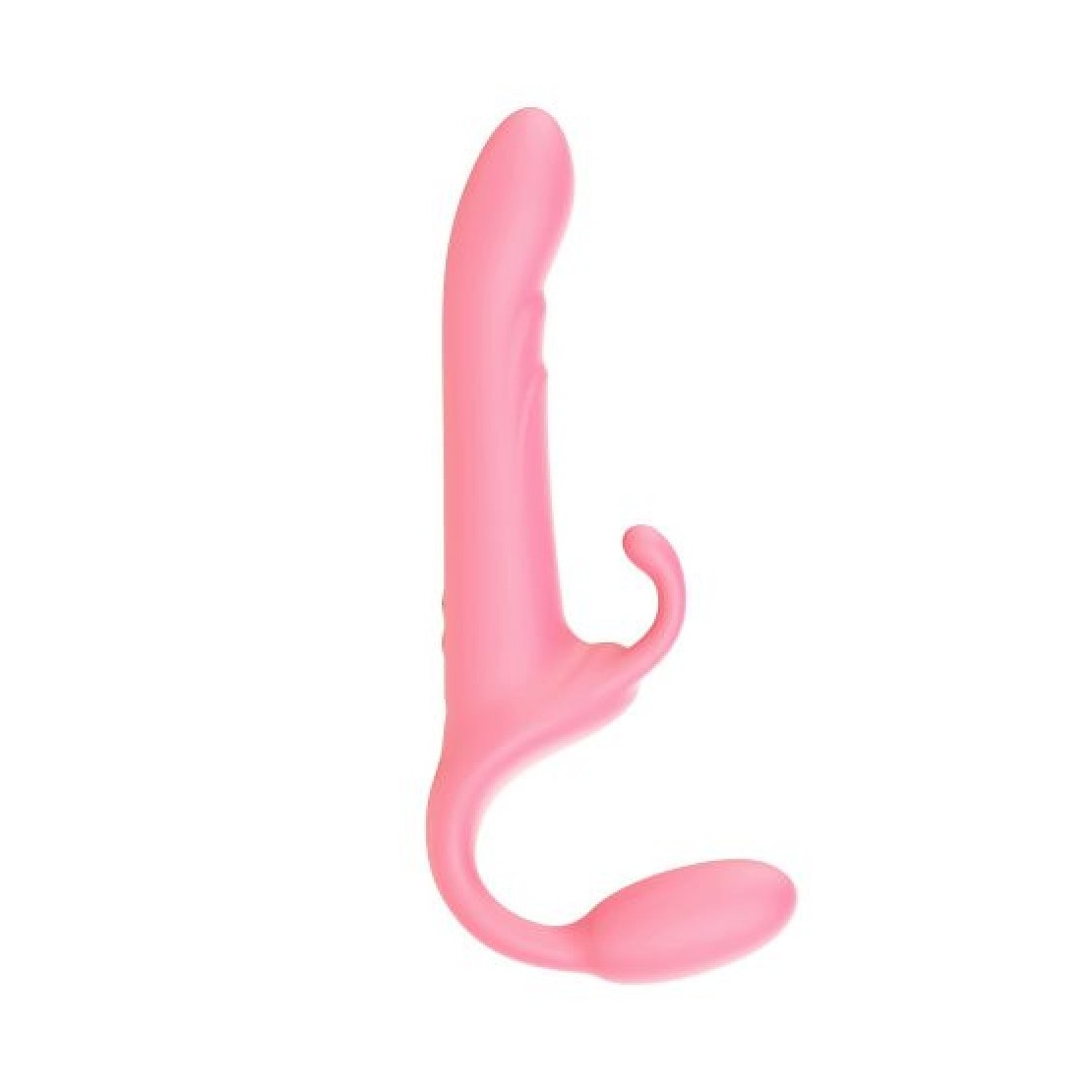 STRAPLESS STRAP-ON TRIPLO VIBRANTE PER DONNA...