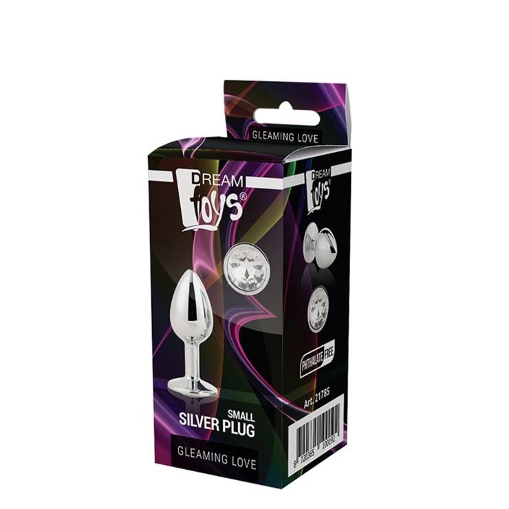 PLUG TAPPO ANALE IN ALLUMINIO CON GIOIELLO SEX TOY...