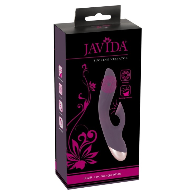 VIBRATORE RABBIT CON ASPIRA CLITORIDE SEX TOY SUCKING...