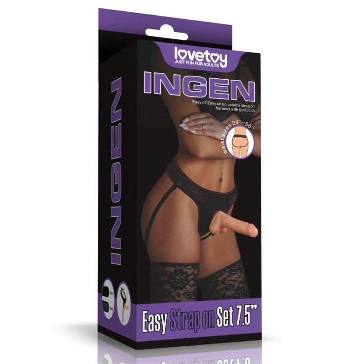 STRAP-ON FALLO INDOSSABILE REALISTICO PER DONNA SEX TOY...