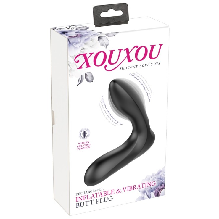 VIBRATORE PROSTATICO GONFIABILE SEX TOY INFLATABLE &...