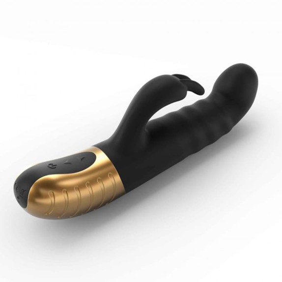 VIBRATORE RABBIT CON MOVIMENTO A SPINTA G-STROMER