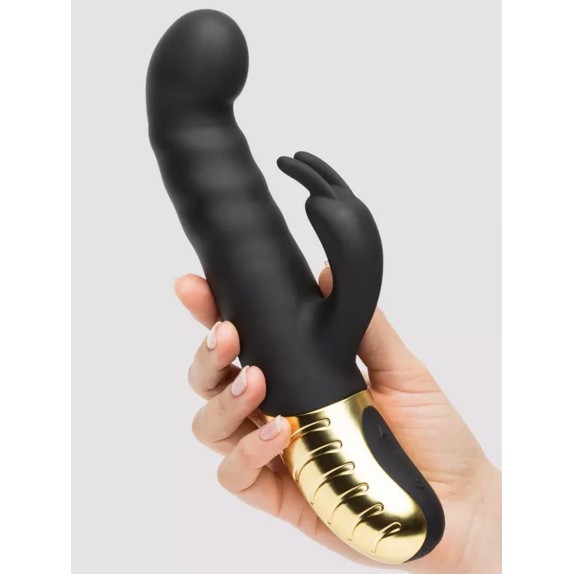 VIBRATORE RABBIT CON MOVIMENTO A SPINTA G-STROMER