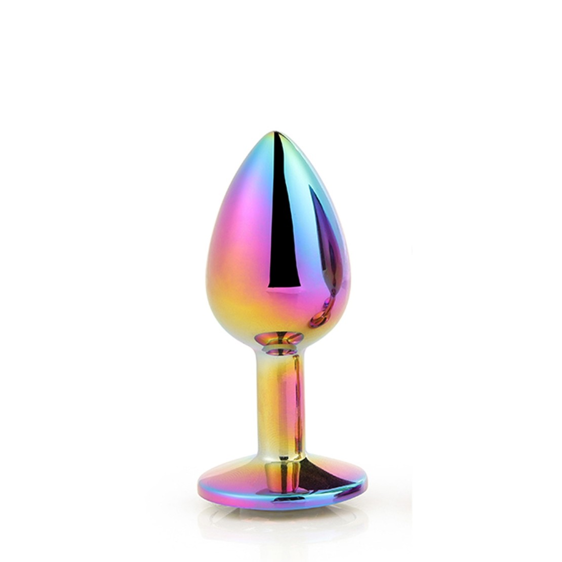 PLUG ANALE MULTICOLOUR CON GIOIELLO SEX TOY...