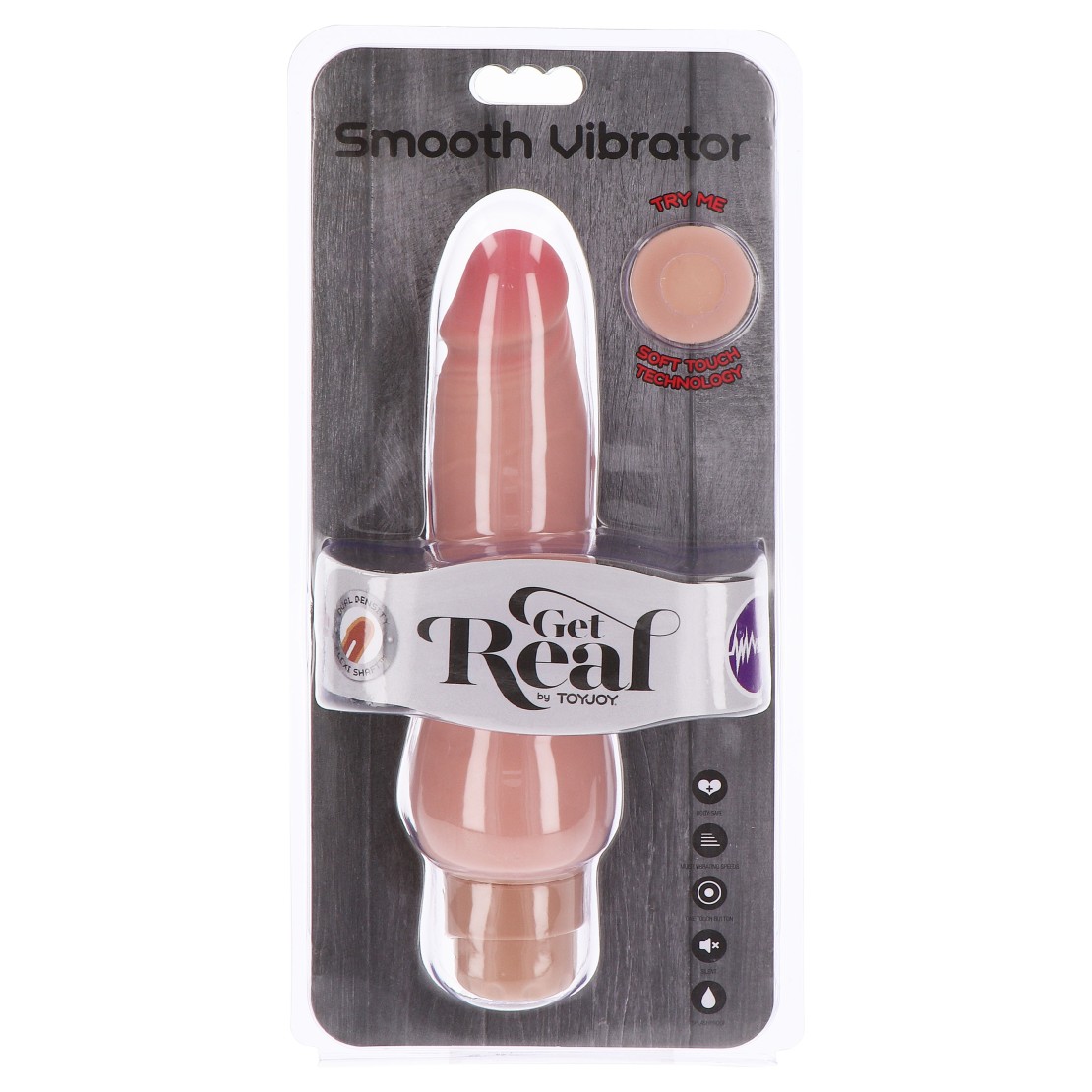 VIBRATORE REALISTICO MORBIDO SEX TOY SMOOTH...