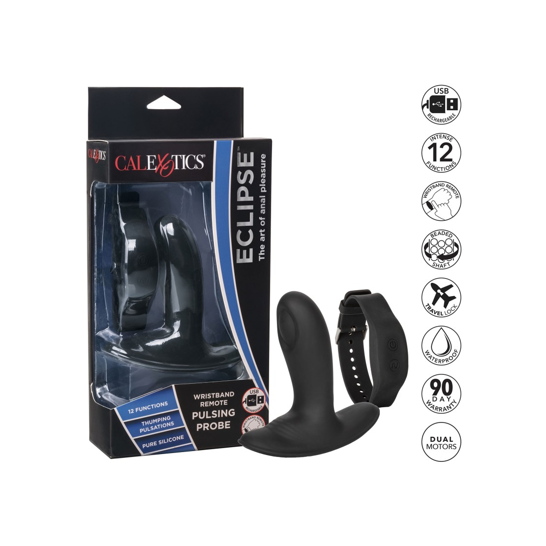 VIBRATORE STIMOLATORE PROSTATICO PULSANTE SEX...