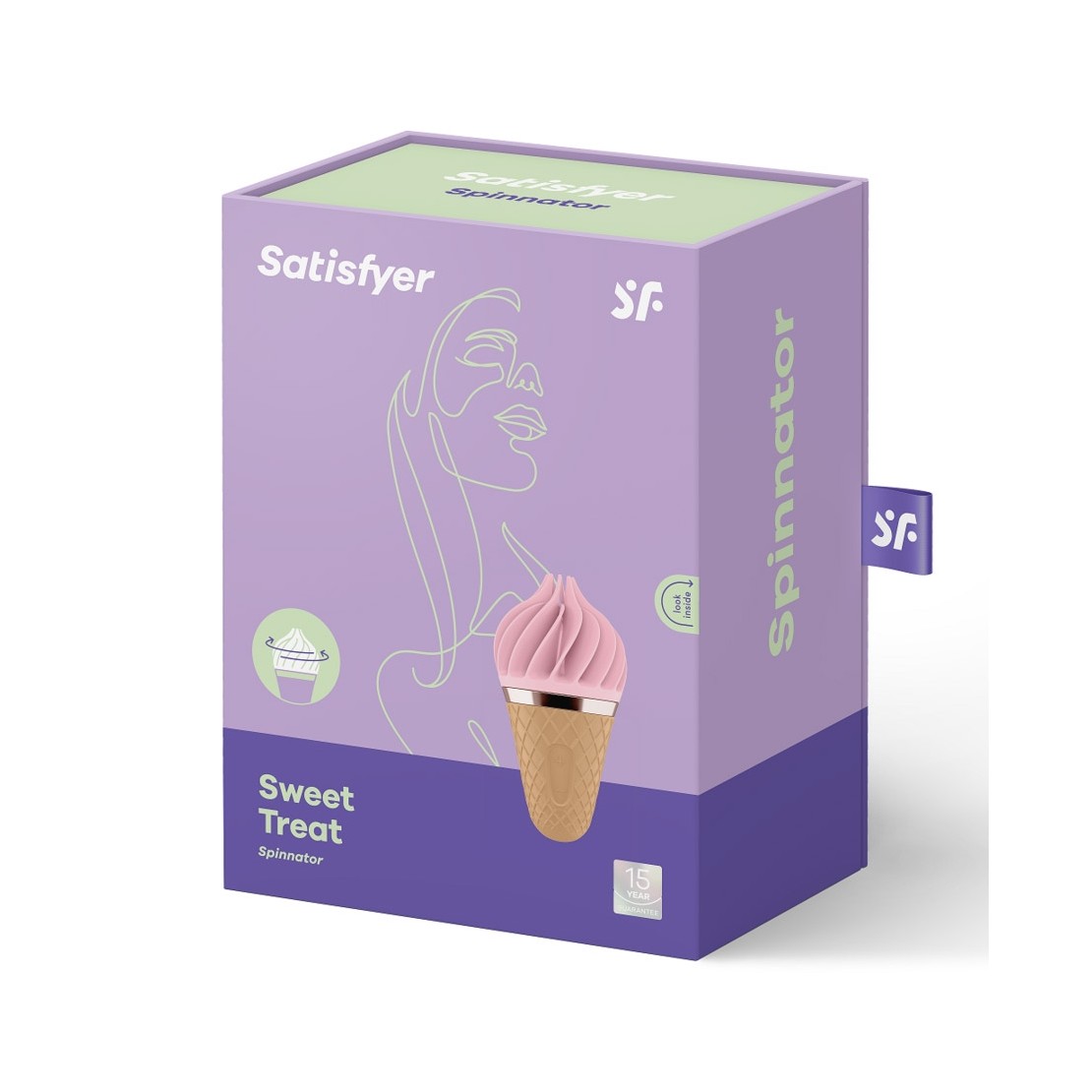STIMOLATORE CLITORIDEO SEX TOY ROTANTE SWEET TREAT