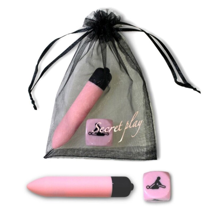 KIT SEXY PER GIOCHI DI COPPIA CON VIBRATORE E DADO SECRET...