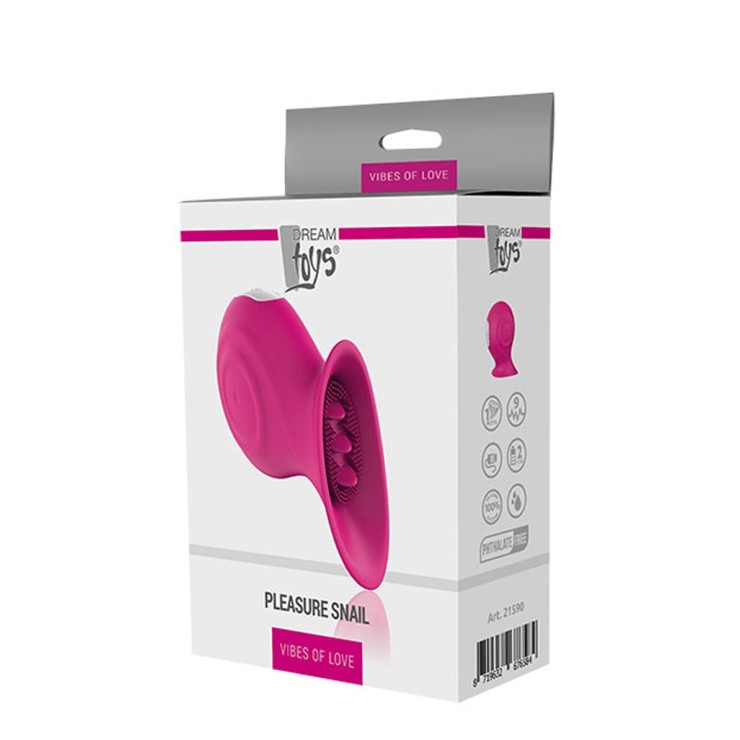 STIMOLATORE CLITORIDEO CON TRE LINGUE PLEASURE SNAIL