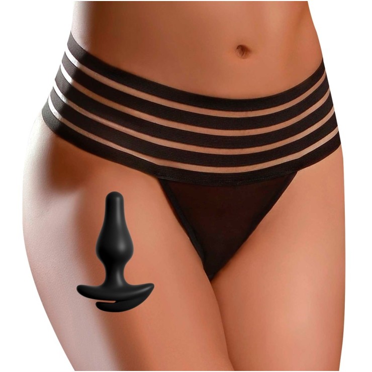 PERIZOMA SEXY PER DONNA CON TAPPO ANALE INCORPORATO 2